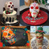 JETKONG Extra Large Silicone Skull Cake Mold, Haunted Skull Baking Cake Pan for Halloween and Birthday Party