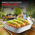 8x8 Foil Pans, 10 Pack, 8 Inch Square Aluminum Pans for Baking