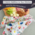 Set 2 crae. Microfiber Hand Towel & Washcloth of - Double-Sided, Waffle Weave, Super Absorbent, Lint-Free, Fast Drying