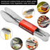 6 Pack Buffet Tongs, Stainless Steel Serving Tongs, 7 Inch, 9 Inch, 12 Inch Serving Utensils