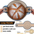 E-far Silicone Bread Sling for Dutch Oven - 2-Piece Reusable Baking Mat with Long Handle
