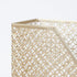 BLU MONACO Gold Magazine File Holder, Decorative Metal Magazine Organizer Bin for Desk & Shelves