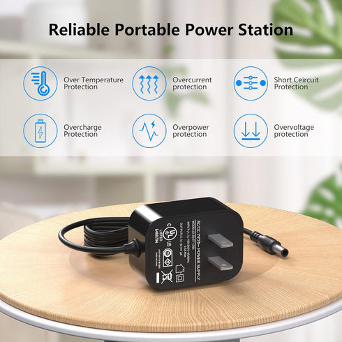 VHBW 26V Vacuum Cleaner Charger for Voweek VW-VC08 VW-VC07 iwoly C150 AC Power Cord Adapter for Greenote GSC50 GSC40,