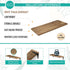 Set 4, 17"x6" Wallniture Arras Floating Shelves for Wall Storage, Wood Wall Shelves for Kitchen Organization