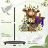 12.6 Inch Countertop Chunful Easter Highland Cow Metal Paper Towel Holder, Tall He is Risen Religious Kitchen Decor