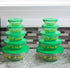 Classic Cuisine Glass Bowls Set with Lids - Mixing Bowls for Storage, Meal Prep, Mixing, and Serving Multiple Sizes