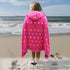 ORIGINAL KIDS 100% -26x50- Hooded Bath Towel Wrap - Cotton Jacquard Reversible Large Hooded Kids Towel - Toddler Shower