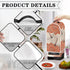 Dragonfly Floral Blender Cover, Orange Mandala Stand Mixer Cover with Top Handle, Personalized Coffee Machine Dust