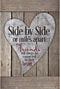 DEXSA Friends Wood Plaque - Made in the USA - 6"x9" Classy Frame Wall & Tabletop Decoration with Easel & Hook