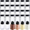 Mimorou 30 Pack Plastic Spice Jars with Shaker Lids Clear Seasoning Containers
