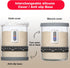 2 Pack 40oz Premium Pro Sourdough Starter Jar Kit - Large Wide Mouth Sourdough Bread Jar with Marked Feeding Band