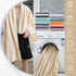 4 Set 35"x70" Set 600GSM Piece Extra Large Bath Towel Oversized Bath Sheet Bathroom Towel Soft Highly Absorbent & Quick