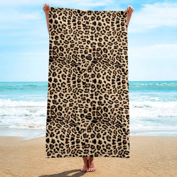 Irisbell Cotton Beach Towel 63 x 32 inch Large Sand Free Towels for