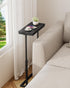 TB01BK083 TUTOTAK End Table, Side Table, Tall Couch Table, Sofa Table, Living Room, Bed Room, Black