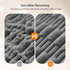 Cozy 50x60 inch, BEDELITE Faux Fur Grey Throw Blanket for Couch - Super Soft & Plush Striped Blanket for Sofa and Room