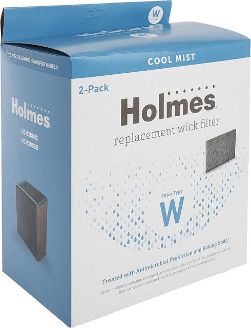 Holmes "W" Filter for Wemo Wifi Humidifier, 2-Pack, HWF80-U