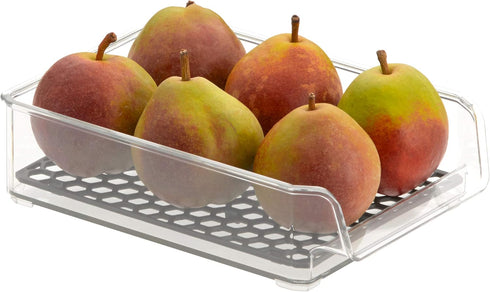 Spectrum Diversified Hexa Small Refrigerator Bin - In-Fridge Storage for Fruit, Vegetables, and More (8.5 x 6 x 2.25)