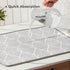 FRESHMINT Dish Drying Mats - 2 Pack 18"x16" Absorbent Reversible Kitchen Countertop Protector