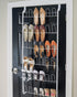 ClosetMaid 8040 18-Pair 5-Inch 58-Inch 22.63-Inch Over The Door Shoe Rack, D x H x W, White