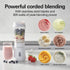 Hamilton Beach Portable Blender for Shakes and Smoothies, 14 Oz BPA Free Travel Cup, White (51101V)