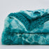 Twin(60"x80")) NEWCOSPLAY Super Soft Faux Fur Blanket Twin Size Tie-dye Light Teal Sherpa Fuzzy Plush Warm Blanket