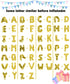 LIOZEOKUN 16 Inch Mylar Foil Alphabet Letter A-Z Balloons Set for Wedding Birthday Party Decoration - 26 Pieces (Gold)