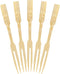 BambooMN Premium 3.5" Bamboo Mini Cocktail Tasting Forks, 1000 Pieces