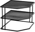 3-Tier 9x9x7.5 Inches Counter yarlung Cabinet Corner Shelf, Metal Wire Plate Rack Kitchen Corner Organizer for Cups