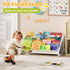 Aokitsink Nursery,4 Toddler Bookshelf,Montessori Bookshelf,Bookshelves for Toddlers and Tier Baby Bookshelves for Kids