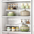 Set 2 11.7" 7.7" 6.3" Delamu Clear Kitchen Cabinet Organizer, of Acrylic Shelf Organizer for Cupboard Organizers