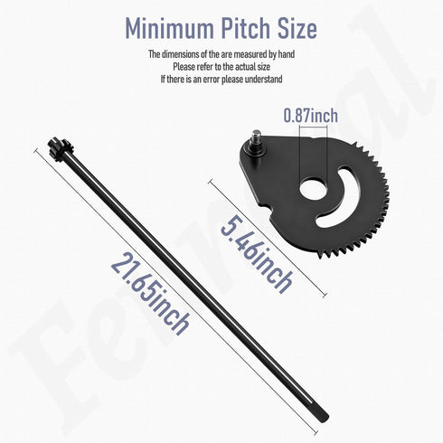 738-0919 617-04094 247288841 247288810 24728905 Steering Shaft w/ Bushing Kit Compatible with MTD Troy-Bilt Craftsman