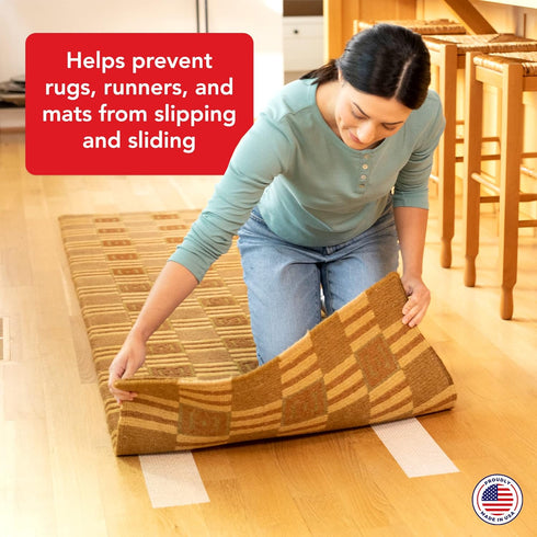 Rug Gripper Tape (4" x 25ft) for Area Rugs and Runners