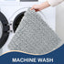 Arotive Chenille Bathroom Rug Mat, Extra Soft Thick Absorbent Shaggy Bath Mats for Bathroom, Light Grey