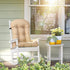 47x19.6x4 Inch, Adirondack Chair Cushion, Extra Thick High Back Rocking Chair Cushion Folding Patio Pads with Ties