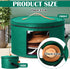 Suzile 4 Pack Large Round Foldable Felt Hat Box for Women - 17 x 10 Inch Cowboy Hat Storage Box with Lid