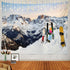 Shrahala Snow Tapestry, Large Wall Hanging for Bedroom or Living Room, Snowboard Theme (59.1 x 82.7)