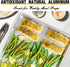 Commercial Quality Baking Sheet Pan Set, Natural Aluminum Cookie Sheet, Nonstick Baker's Half Sheet Pan, 2 Pack 18X13