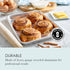 Chigcago Metallic Recycled Aluminum Small 9x13 Baking Sheet, Perfect for Everyday Baking and Roasting Use