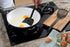 Spatula Turner Set of 2 for Cooking, Ideal for Flipping Eggs and Pancakes, Nonstick Cookware, Made in USA (Black)