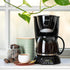 8-Cup Programmable, Mixpresso Drip Coffee Maker Coffee Pot Machine Including Reusable & Removable Coffee Filter, Black