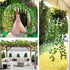 168 Feet Artificial Vines Greenery Garland, Faux Hanging Leaves Plants for Wedding Party Home Office Decorations