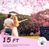 6 Pack (6 POPUPARTY Gender Reveal Confetti Cannon | No Powder Confetti Poppers | Ideal for Baby Girl Gender Reveal