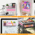 7 Pack HM5470 DTUQYX Magnetic Spice Rack for Refrigerator, Metal Magnetic Shelf, Moveable Magnetic Storage Fridge