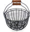 CVHOMEDECO. Metal Wire Egg Baskets Wire Fruit Baskets with Wooden Handle Country