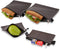 Nordic By Nature 4 Pack Reusable Sandwich Bags, Dishwasher Safe, BPA Free, Black Metal