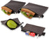 Nordic By Nature 4 Pack Reusable Sandwich Bags, Dishwasher Safe, BPA Free, Black Metal