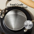 ROCKURWOK Tea Kettle, 1.6 Quart Whistling Tea Kettle, Food Grade Stainless Steel with Cool Touch Ergonomic Handle