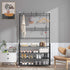 Rack,3-in-1 4-Tier 8 Hooks,16-20 UDEAR Entryway Coat Hall Tree Multifunctional Storage Shelf with Shoe Bench and Pairs