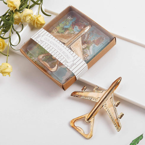 Airplane Bottle Opener - Aviation Gifts for Pilot, Perfect Travel Gift in Gift Box