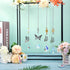 7 Hicarer Pieces Crystals Suncatcher Butterfly Prism Sun Catchers Colorful Crystal Chandelier Rainbow Pendant Christmas